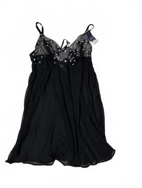 NWT Cacique 2 Piece Lingerie Set Slip Dress and G- String Size 14/16
